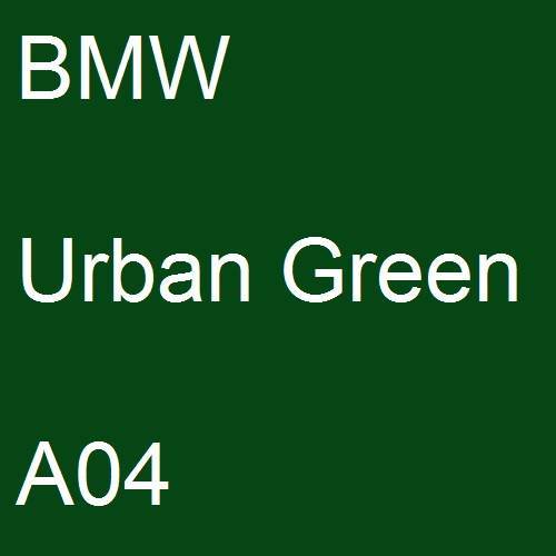 BMW, Urban Green, A04.